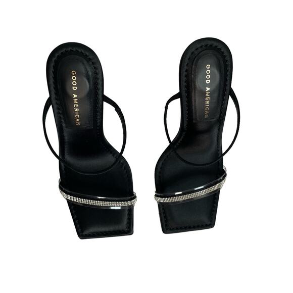 NWT - Good American Kickstand Crystal Heels - Picture 5 of 9